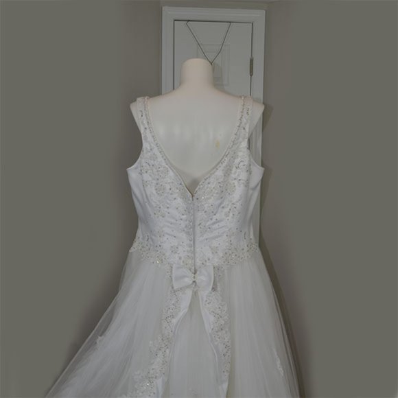 Mori Lee By Madeline Gardner Wedding Dress Size 24 NWT - Picture 9 of 16